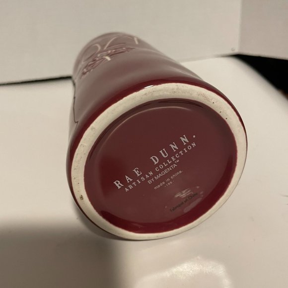 Rae Dunn COZY 9" ceramic vase - Picture 3 of 4